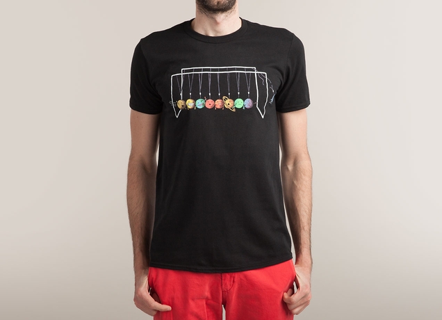 Planet system t-shirt guy